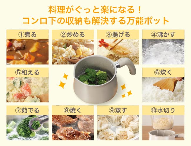 1台10役 マルチポット
