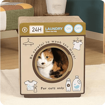 猫の爪とぎ ランドリー