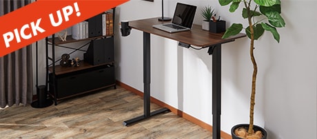 快適ワークスペースをつくる-高さを自由に調整できる 電動昇降