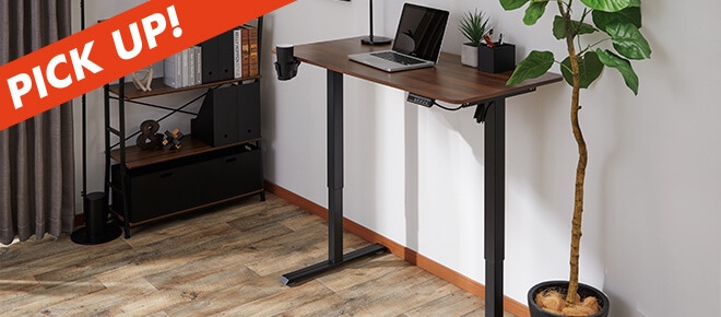 快適ワークスペースをつくる-高さを自由に調整できる 電動昇降
