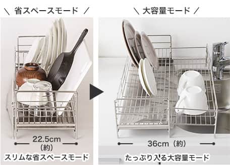 ステンレス水切りの利用イメージ画像