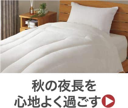 秋の夜長を心地良く過ごす