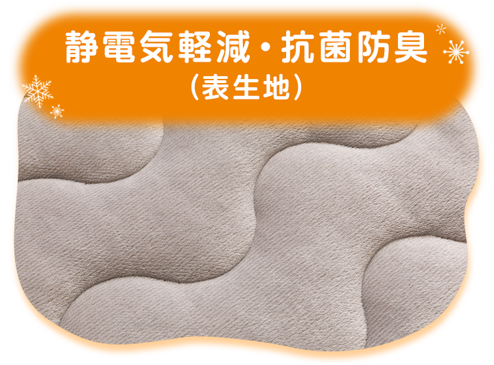 静電気防止・抗菌防臭 (表生地)