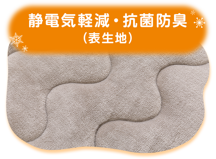 静電気防止・抗菌防臭 （表生地）