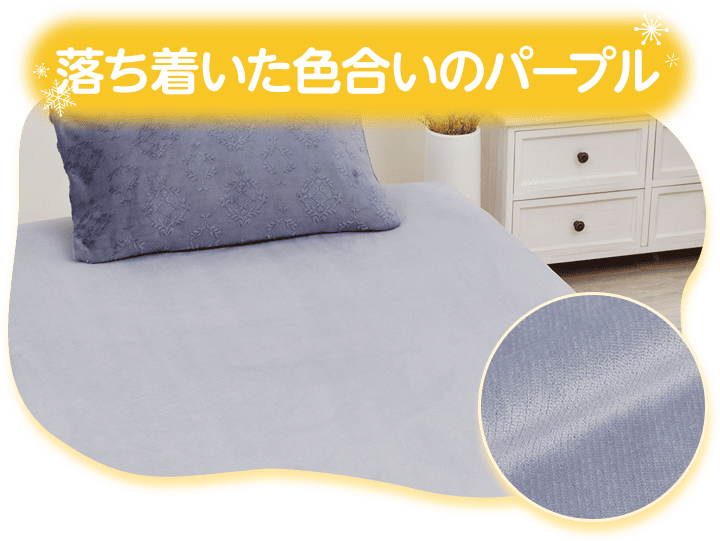 落ち着いた色合いのパープル