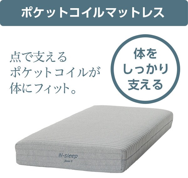 スモールシングルマットレス (Nスリープ E3-03 VB）通販 | ニトリ 