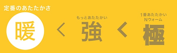 Nウォーム 定番のあたたかさ