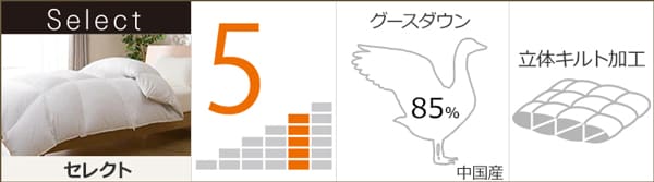 ニトリの羽毛ふとん・セレクト