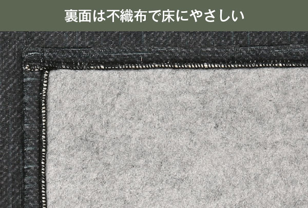 裏面は不織布で床にやさしい