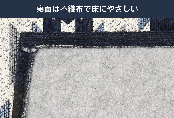 裏面は不織布で床にやさしい
