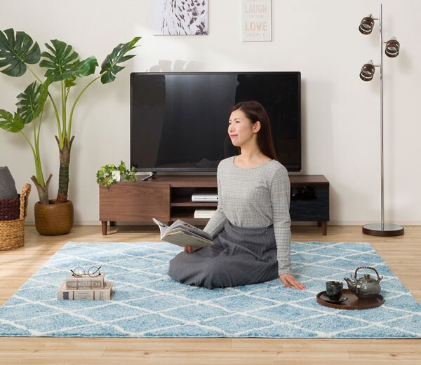 やわらかシャギーラグ ダイヤ 通販 ニトリネット 公式 家具 インテリア通販 やわらかシャギーラグ ダイヤ 通販 ニトリネット 公式 家具 インテリア通販