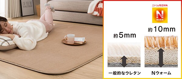 ウレタンボリュームアップ。さらに熱も伝わりやすい