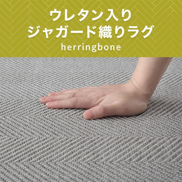 Urethane jacquard rug