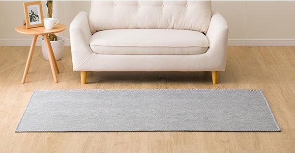 Urethane jacquard rug