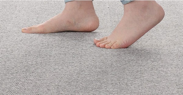 Urethane jacquard rug