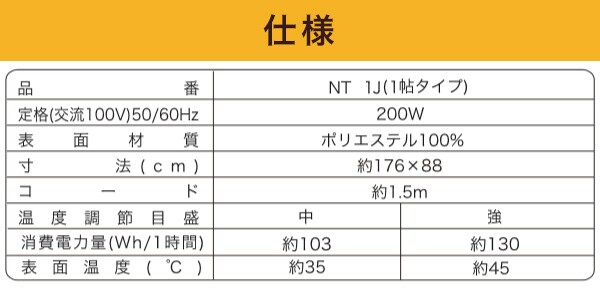 仕様
