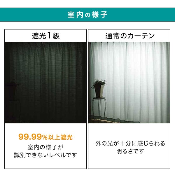 遮光1級・遮熱・防炎カーテン