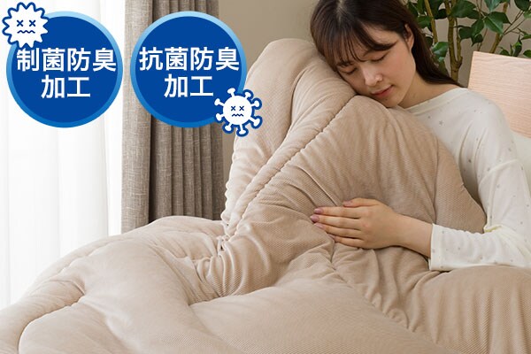 カバー無しでもそのまま使える吸湿発熱 掛け布団(Nウォーム i-n)通販 