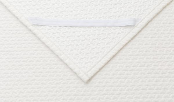 ゴムバンド付き敷きパッド　シングル(IBコットン S WH S2328)