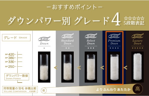 ダウンパワー別グレード4