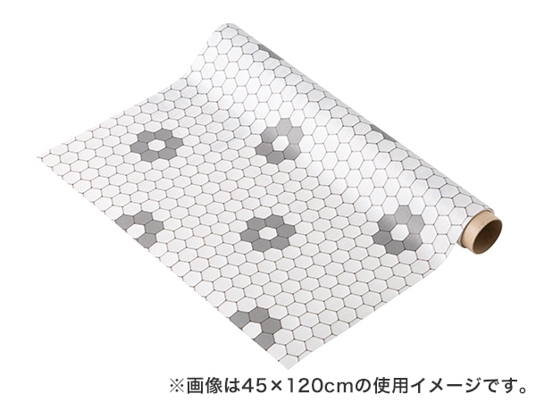 貼ってはがせる フロアシート(ヘキサゴン)