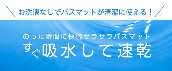 吸水して速乾 珪藻土で作られたマット