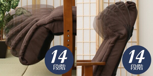 脚部と頭部は14段階調節可能