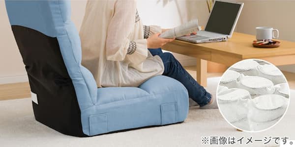 まるでソファのような 座り心地