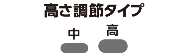高さ調節タイプ