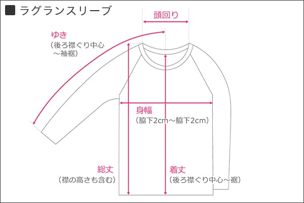 ラグランスリーブ
