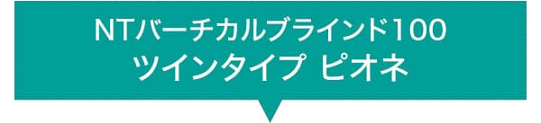 NTバーチカルブラインド100ツイン