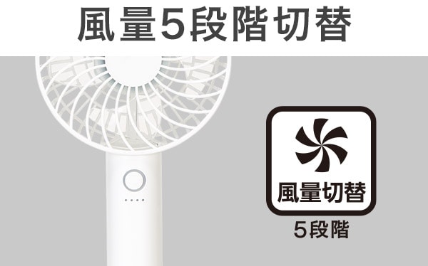 風量5段階切替