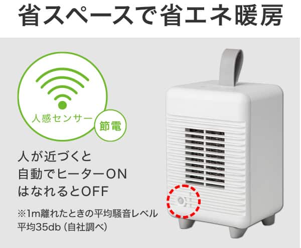 省スペースで省エネ暖房