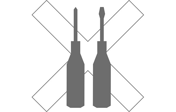 工具不要で組立て簡単