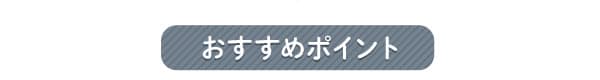 おすすめポイント