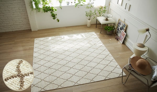 ラグ コラベル 190×240(アイボリー) | ニトリネット【公式】 家具