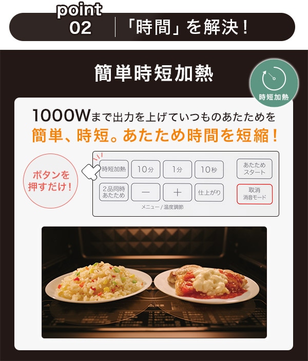 簡単時短加熱