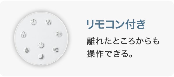 　リモコン付き