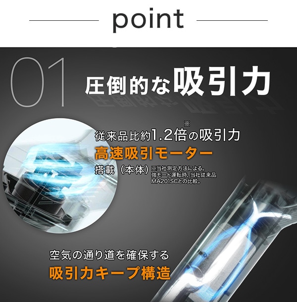 圧倒的な吸引力