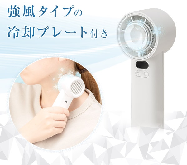 強風タイプの冷却プレート付き