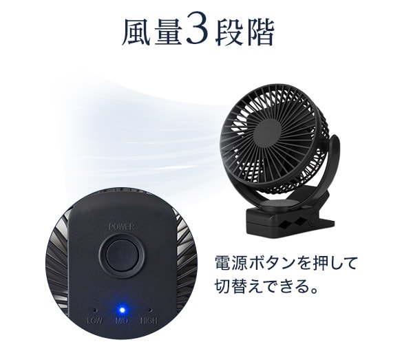 風量3段階