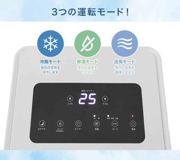3つの運転モード