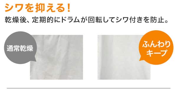 シワを抑える