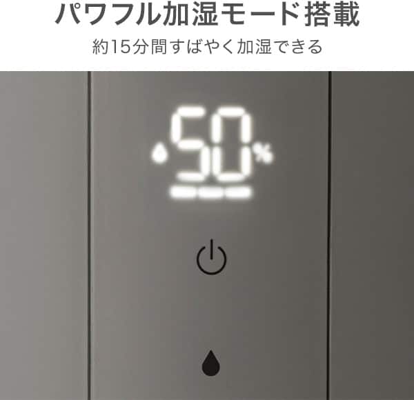 パワフル加湿モード搭載
