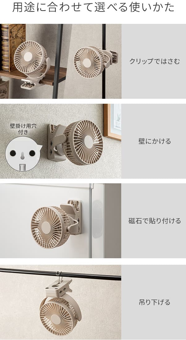 用途に合わせて選べる使いかた
