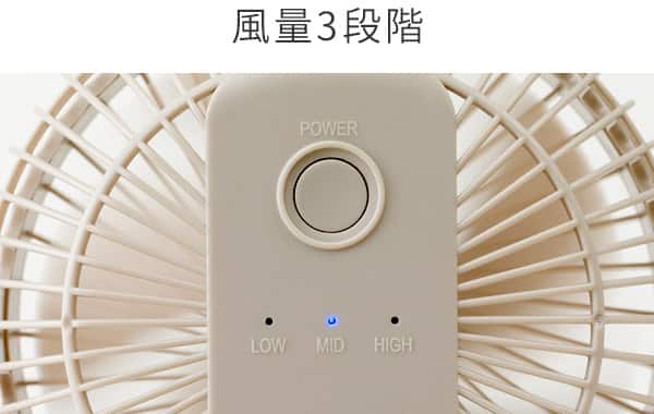 風量3段階
