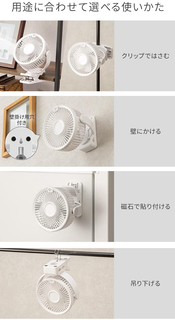 用途に合わせて選べる使いかた