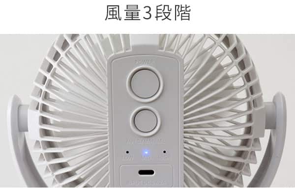 風量3段階