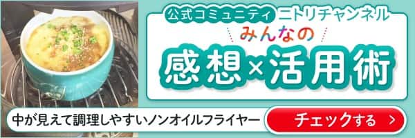 中が見えるノンオイルフライヤーみんなの感想活用術