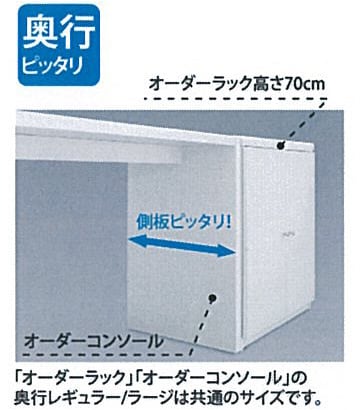 ニトリ　オーダーコンソール奥行レギュラー(幅121 ×奥行29.5×高さ70cm半年使用